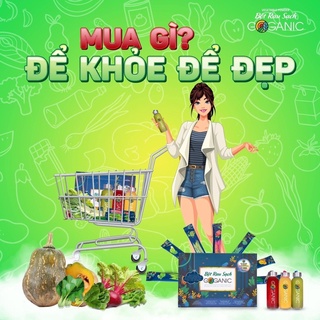 Bột rau sạch Goganic mix 7 vị( nhận phiếu quay số trúng các phần quà giá trị)
