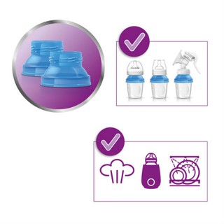 [ FREESHIP ] Cốc Trữ Sữa VIA Philips Avent (10Ly -180ml)