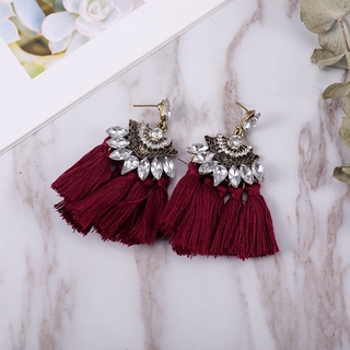 BÔNG TAI TUA RUA BOHO (ĐỎ, ĐEN) - MELY 637
