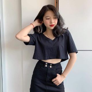 ÁO CROPTOP CỔ TIM