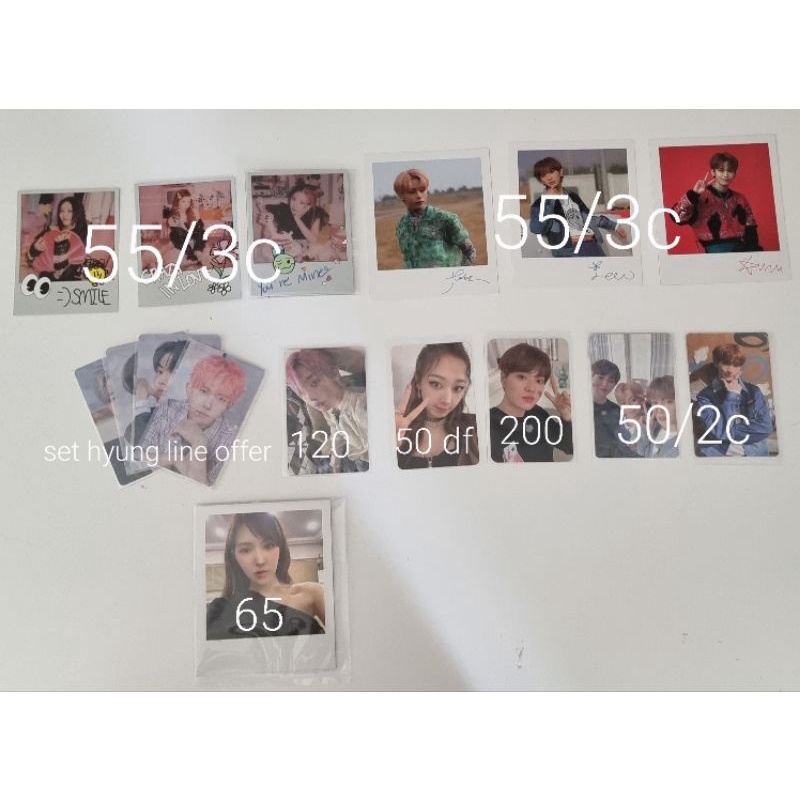 Thẻ bo góc, pola nhóm itzy, enhypen, aespa, tempest, red velvet