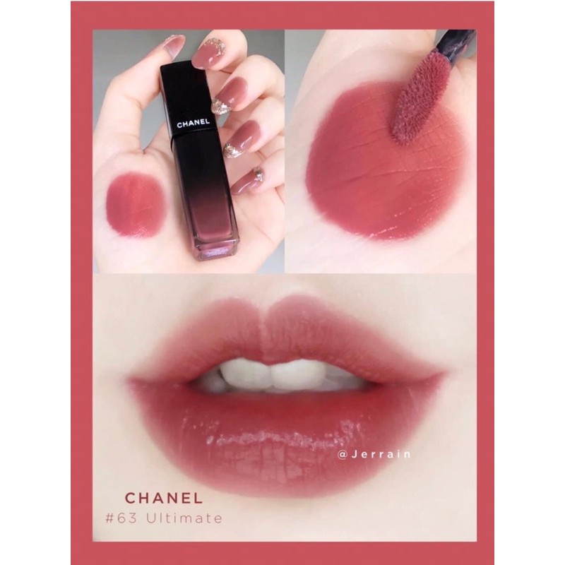 Son Kem Chanel 63 Ultimate – Hồng Khô Đẹp Nhất Rouge Allure Laque