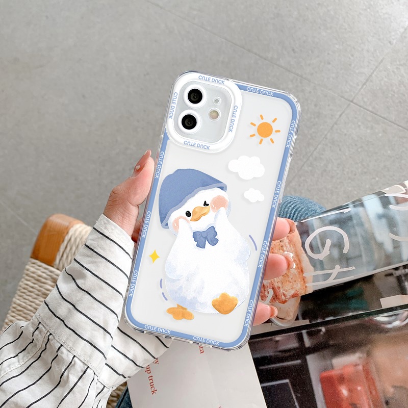 Ốp lưng iphone trong lỗ viền camera vịt 6/6plus/7/7plus/8/8plus/xs/11/12/13/pro/max/plus/promax-SALE HOT K4-4