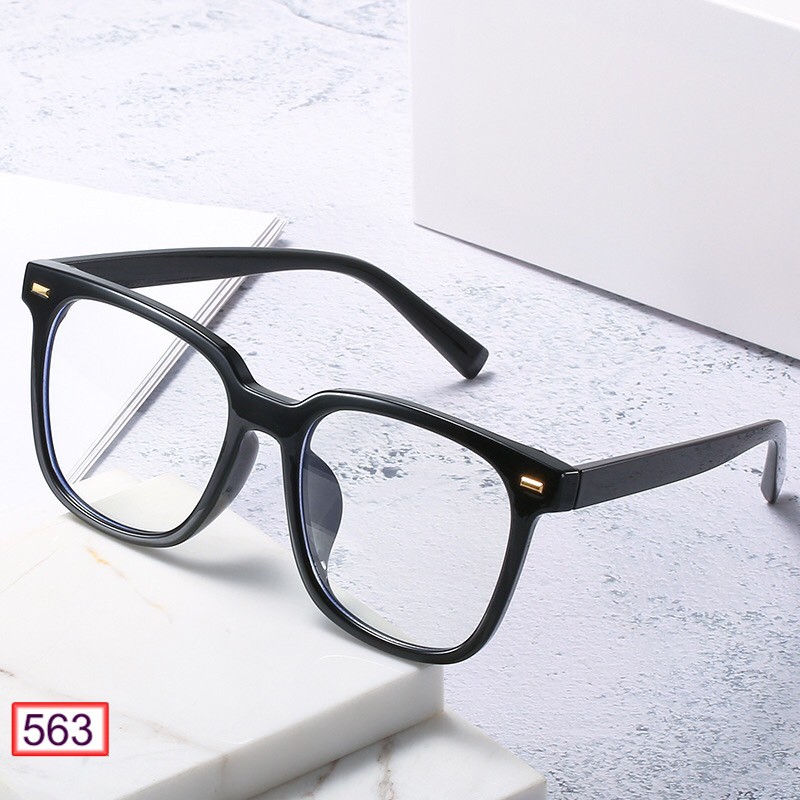 MẮT KÍNH GỌNG CẬN 563 FORM VUÔNG HÀN QUỐC TRENDY SIÊU ĐẸP | BigBuy360 - bigbuy360.vn