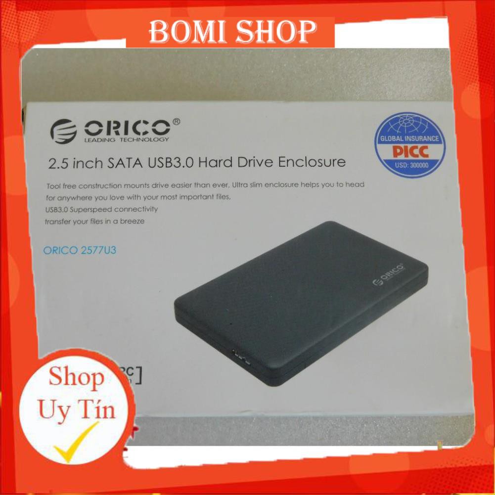 Hàng Chính Hãng_ HỘP ĐỰNG Ổ CỨNG ORICO HDD BOX SATA 3 USB 3.0 - 2577US3 (chính hãng Orico)