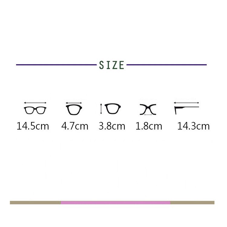 ❃♠♧ Kính Gọng Nhựa Vuông Cube Thời Trang 3 Màu Thay Được Mắt Cận | BigBuy360 - bigbuy360.vn