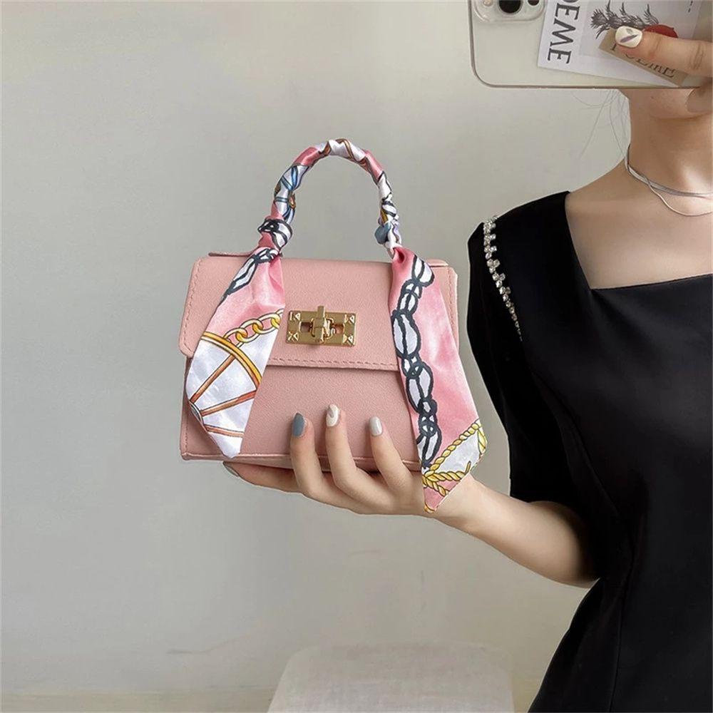UUMIR Túi Đựng Điện Thoại Bằng Nylon Phối Khăn Lụa Thời Trang