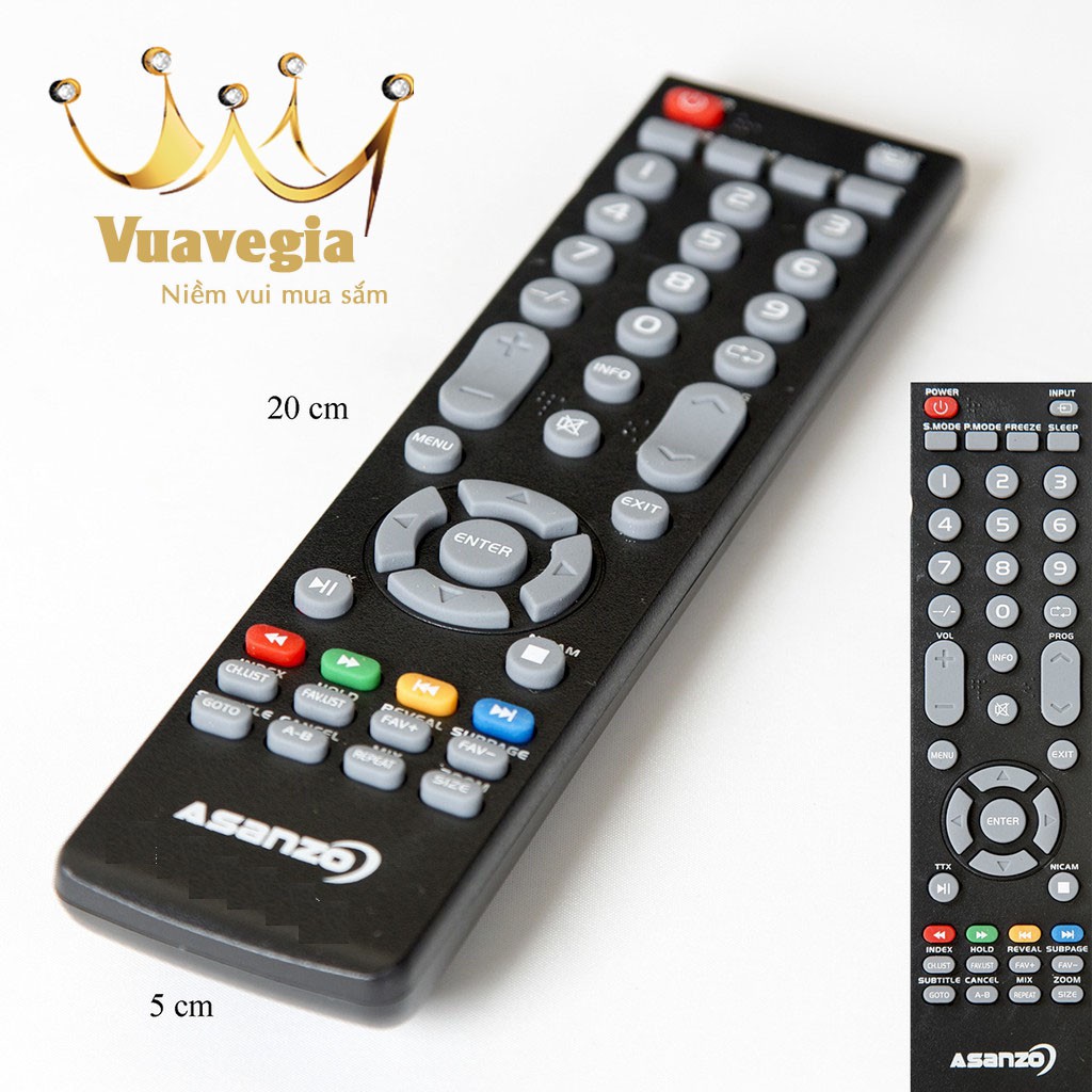 CHÍNH HÃNG Remote điều khiển Tivi ASANZO ĐỦ LOẠI I