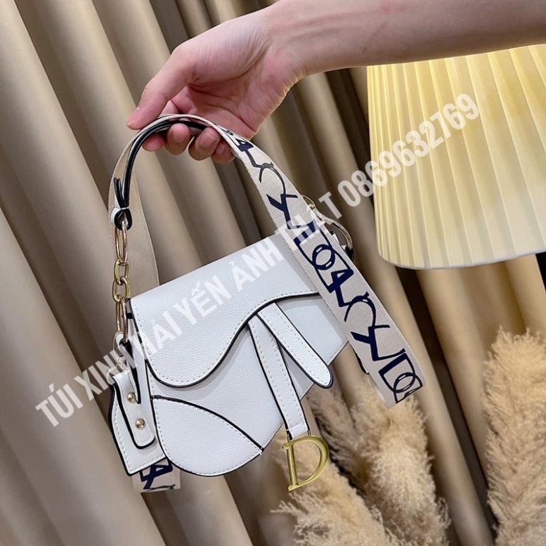 Túi xách đeo chéo nữ yên ngựa đior đẹp đi chơi thời trang cao cấp cá tính dây đeo bản to (giá sỉ - ảnh thật ) kam kết