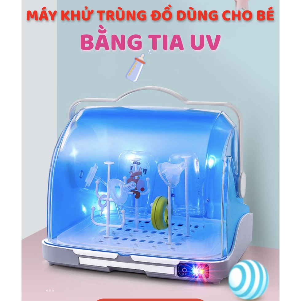 MÁY TIỆT TRÙNG KHÀNG KHUẨN BẰNG TIA UV VẬT DỤNG CHO BÉ thế hệ mới 2021