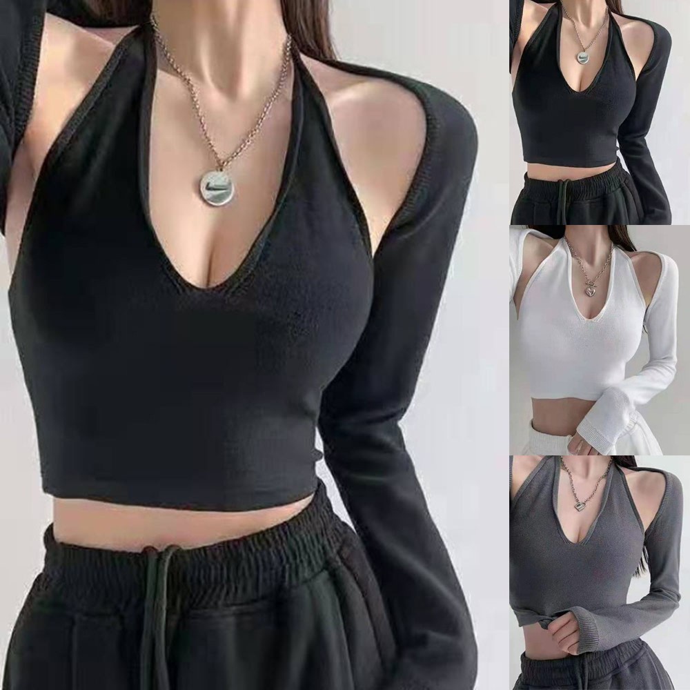 Áo Croptop sát nách thiết kế ôm sát tôn dáng