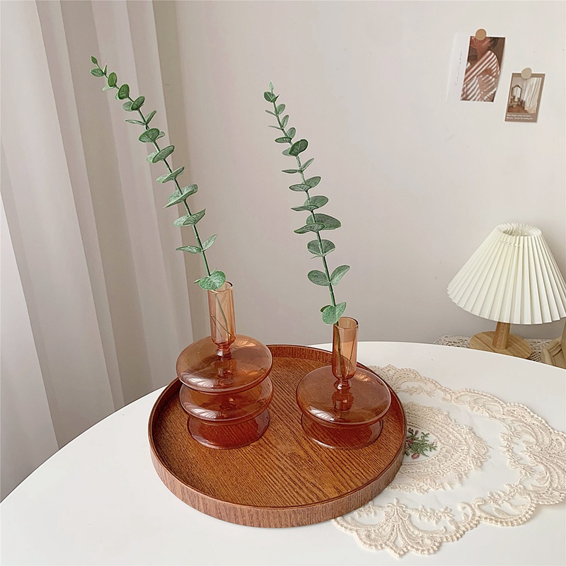 Giá Đỡ Nến Đa Năng Bằng Thủy Tinh Phong Cách Retro Sáng Tạo
