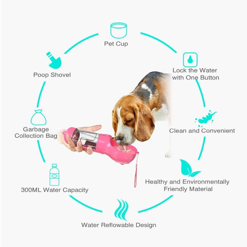 Cốc Đựng Nước Đa Năng Đi Du Lịch Cho Thú Cưng