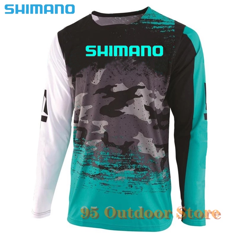 Áo Thun Thể Thao Shimano Tay Dài Chống Tia UV Nhanh Khô Thời Trang 2022