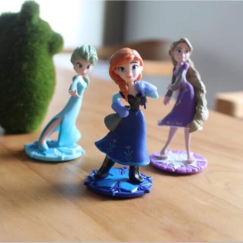 Set 3 Mô Hình Búp Bê Công Chúa Elsa & Anna Trong Phim Hoạt Hình Nữ Hoàng Băng Giá