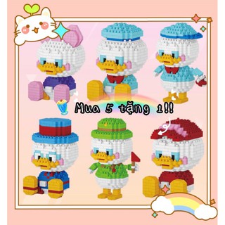 💖Mua 5 tặng 1💖3D LegoĐồ chơi trẻ em Lego Con vịt dễ thương Trò chơi ghép hình Tự làm Khối xây dựng Quà tặng sinh nhật