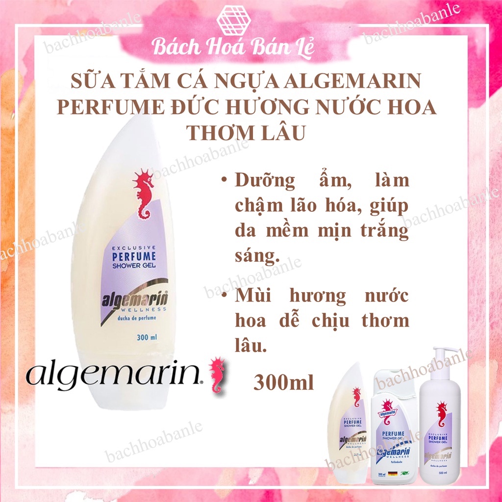 Sữa tắm cá ngựa Algemarin Perfume Shower Gel