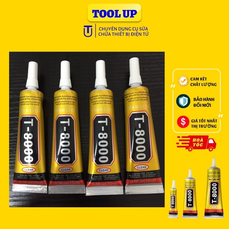 Keo T8000, keo dán đa năng, dán màn hình điện thoại - Tool.up.store