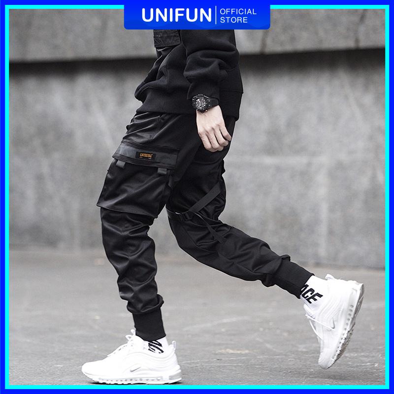 Quần thể thao nam kaki mã TT42-Q Quần jogger nam Black túi hộp bó ống Hàn Quốc chất vải đẹp ống dài mùa hè