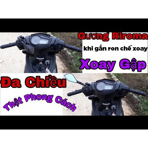 Gương Rizoma cao cấp 5 cạnh cá tính (giá 1 cặp)