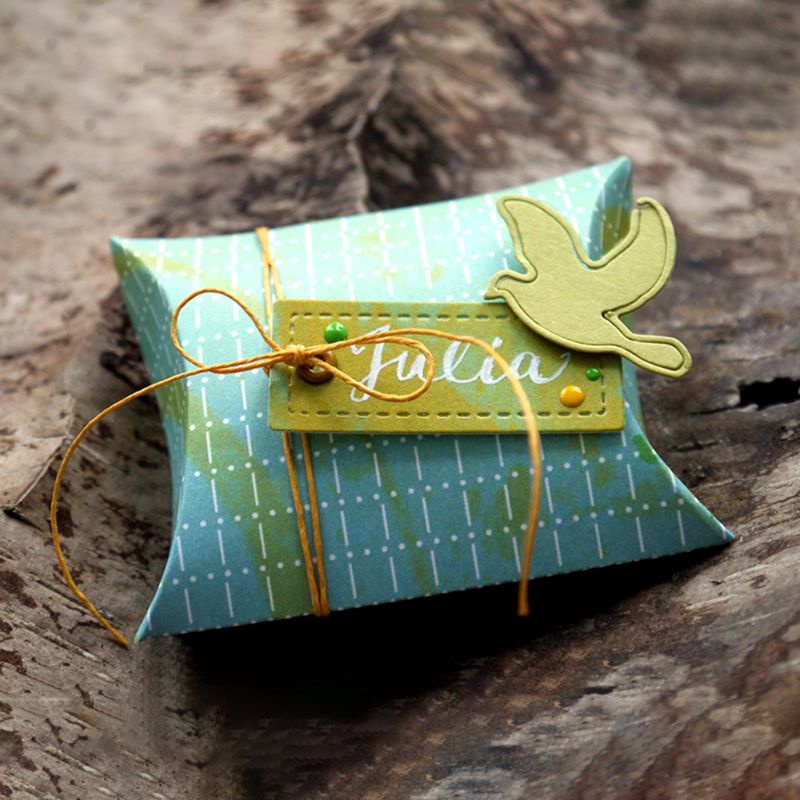 Khuôn Cắt Thẻ Trang Trí Album Hình Chim Bằng Kim Loại