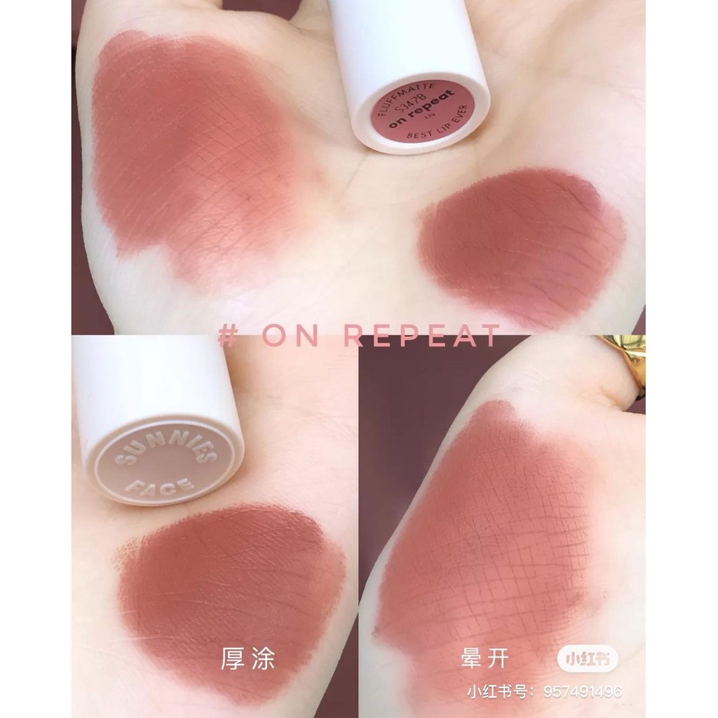 [Có Sẵn] Son thỏi Sunnies Face Fluffmatte in On Repeat | BigBuy360 - bigbuy360.vn