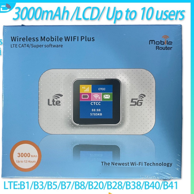 Bộ Phát WiFi Di Động không dây 4G LITE E5783 plus Tốc Độ tối đa 300Mbps cho 10 thiết bị Pin 3000mAh WiFi | BigBuy360 - bigbuy360.vn