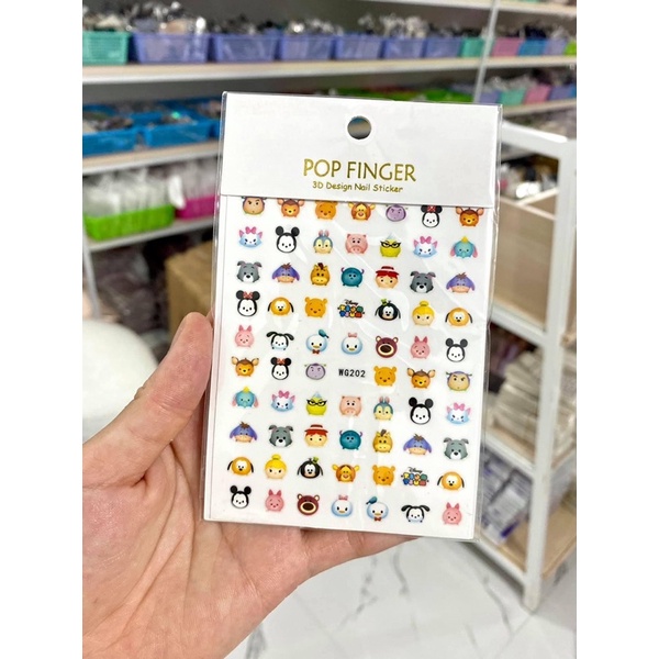 Stick kute ,miếng dán móng sticker nail cao cấp ,đồ nail đẹp giá rẻ