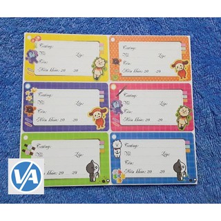 [BTS] Nhãn vở chibi BTS - BT21