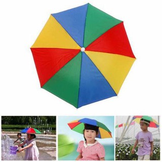 Dù đội đầu che nắng mưa du lịch câu cá