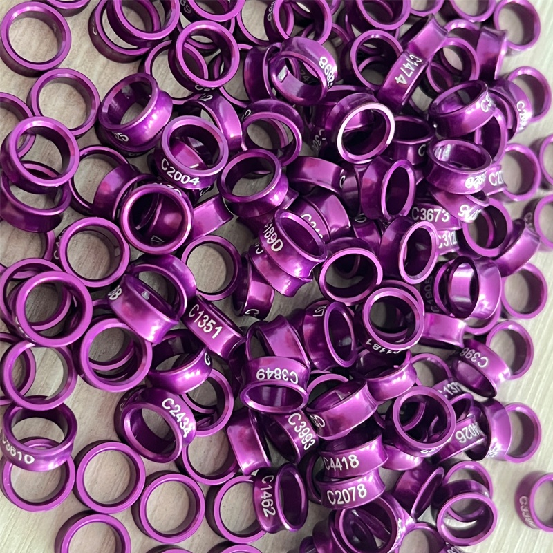 1 Cái vòng đeo chân chim 7mm nhiều màu sắc để chọn