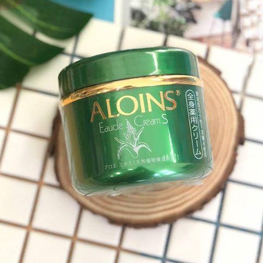 Kem lô hội Aloins Eaude Cream S 185g kem dưỡng ẩm lô hội làm mịn da toàn thân Maneki | BigBuy360 - bigbuy360.vn
