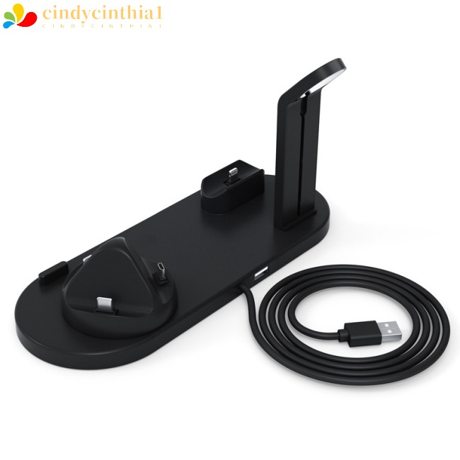 Giá Đỡ Kiêm Sạc Điện Thoại 3 Trong 1 Đa Năng Cho Iphone + Airpods + Iwatch