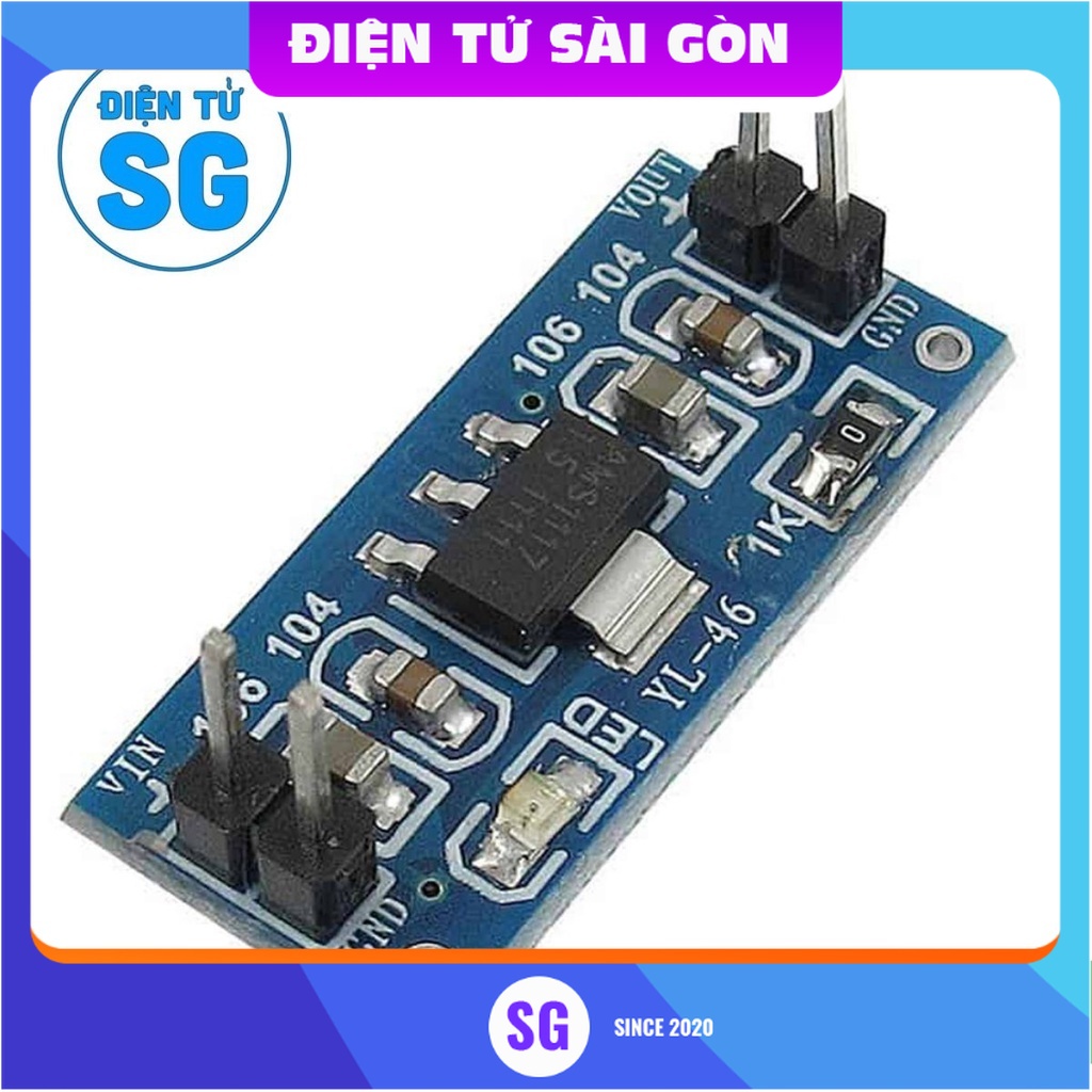 Mạch Giảm Áp AMS1117 3.3V / 5V
