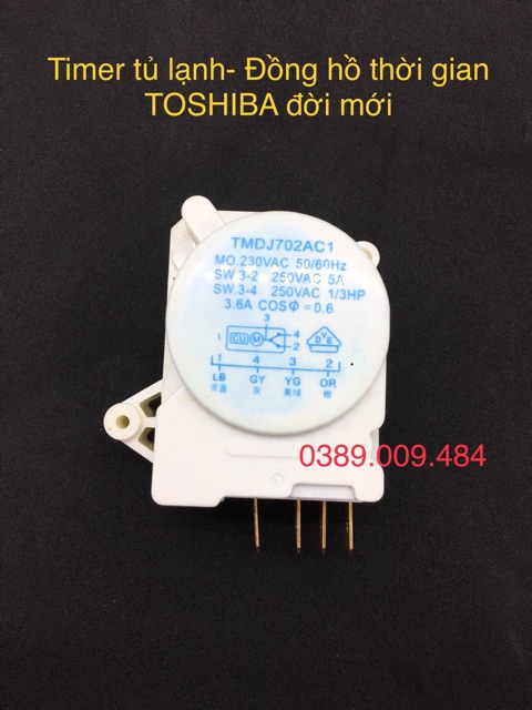 [Mã ELHA22 giảm 5% đơn 300K] Timer- Đồng hồ tủ lạnh TOSHIBA chính hãng