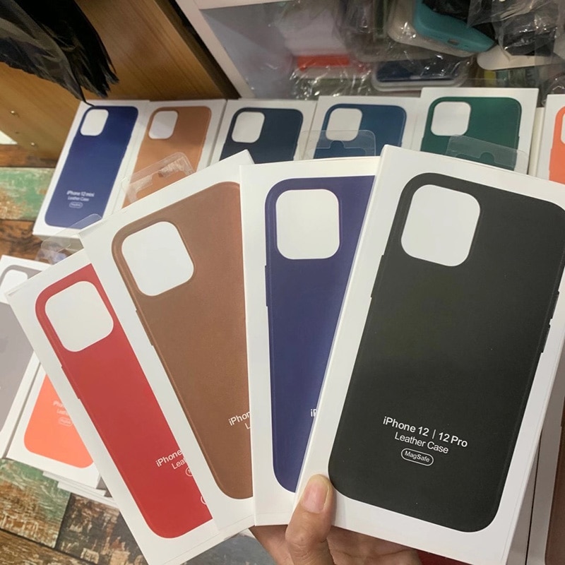 Ốp điện thoại HOCE da từ tính in logo thích hợp cho iPhone 12 13 14Pro Max 12 13 Mini 14Plus