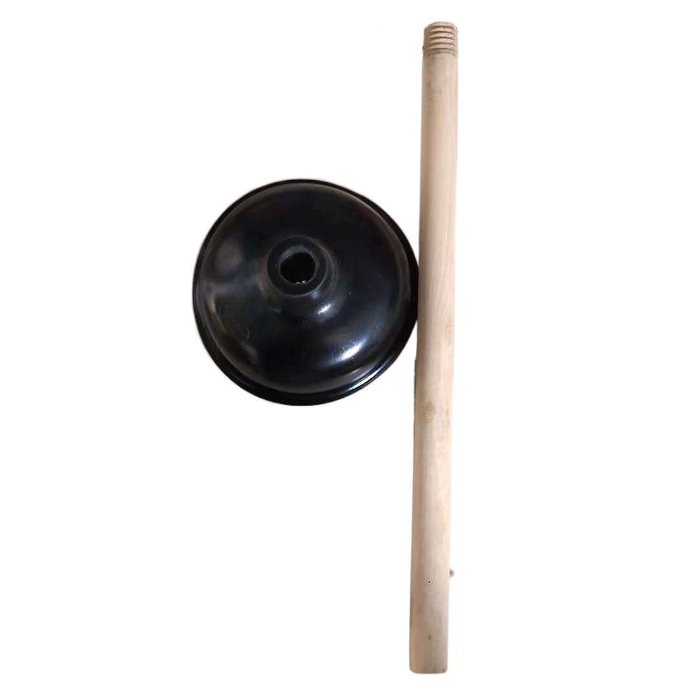 Btlimer Núm Hút Khí Toilet Tức Thì Với Tay Cầm Bằng Gỗ