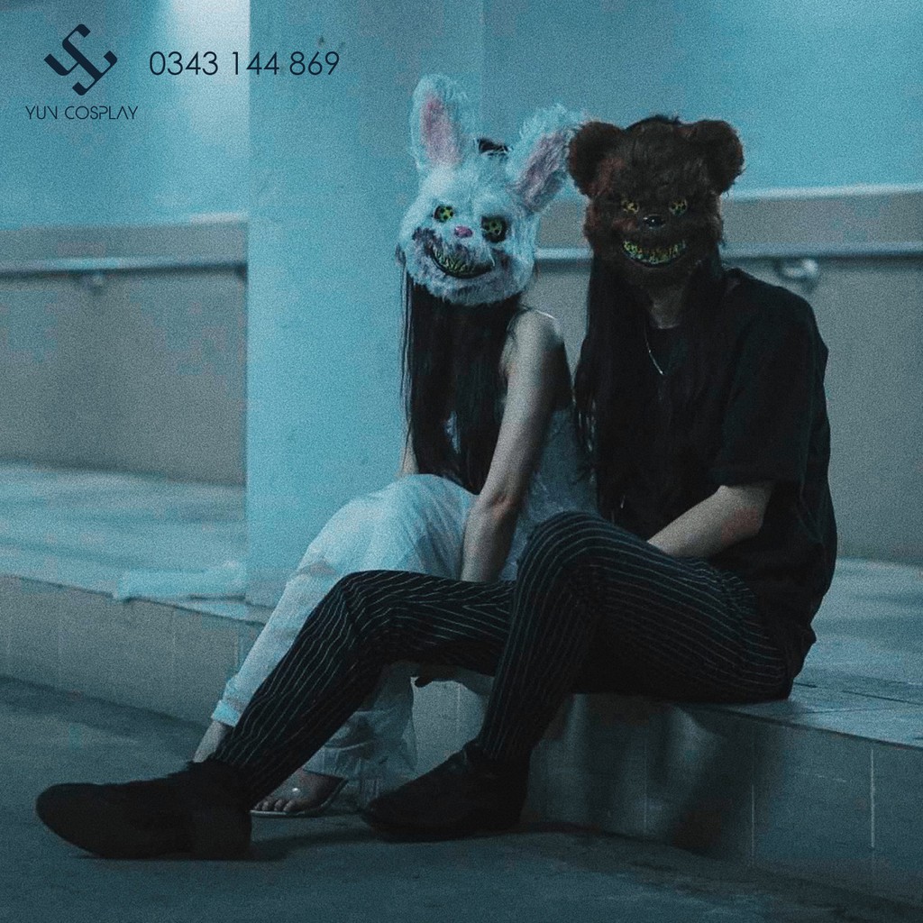 Mặt nạ gấu thỏ kinh dị hóa trang Halloween | BigBuy360 - bigbuy360.vn