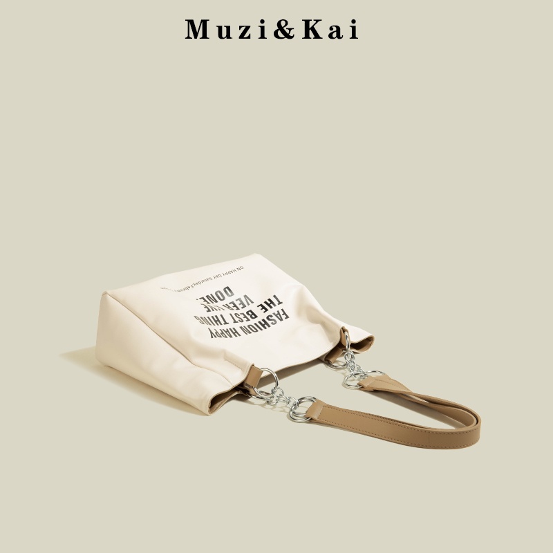 Muzi &amp; Kai Túi Tote Cỡ Lớn Phong Cách Cổ Điển Thời Trang Thu Đông Mới Dành Cho Nữ Phù Hợp Với Mùa Thu Và Mùa Đông 2021