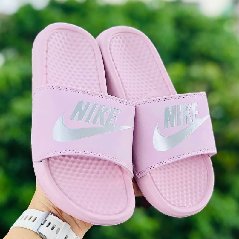 Dép unisex 𝐍𝐈𝐊𝐄 ❤️FREESHIP + Tăng 1-2 size❤️ dép nk quai ngang thể thao nam nữ in nike nhiều màu, tem tag mac đây đủ