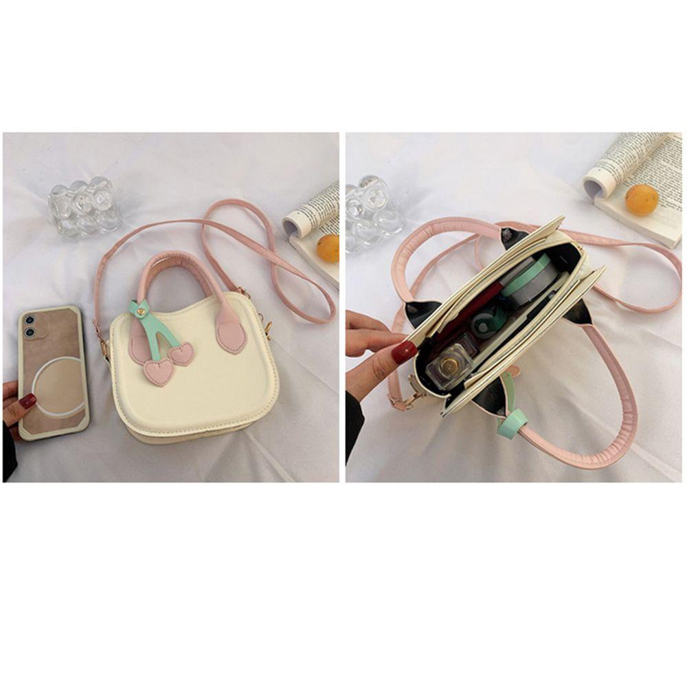 FOREVER Túi Đeo Vai / Đeo Chéo Cỡ Nhỏ Họa Tiết Quả Cherry Dễ Thương Thời Trang Cho