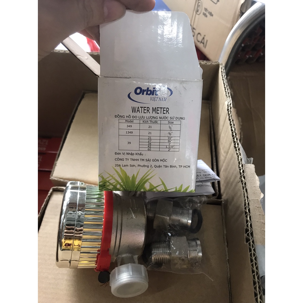 Đồng hồ nước nóng,lạnh Inox phi 21 có Kiểm Định - Siêu bền, chính xác BH 12 tháng ( có giấy Kiểm định đi kèm)