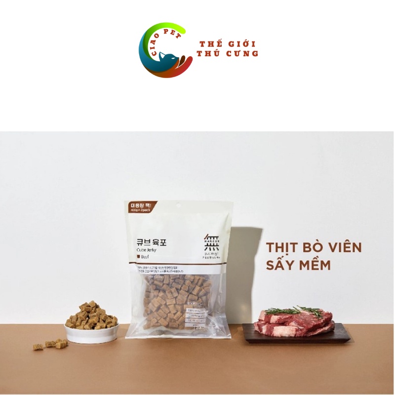 [800gr] Thịt viên sấy cho chó Bowwow