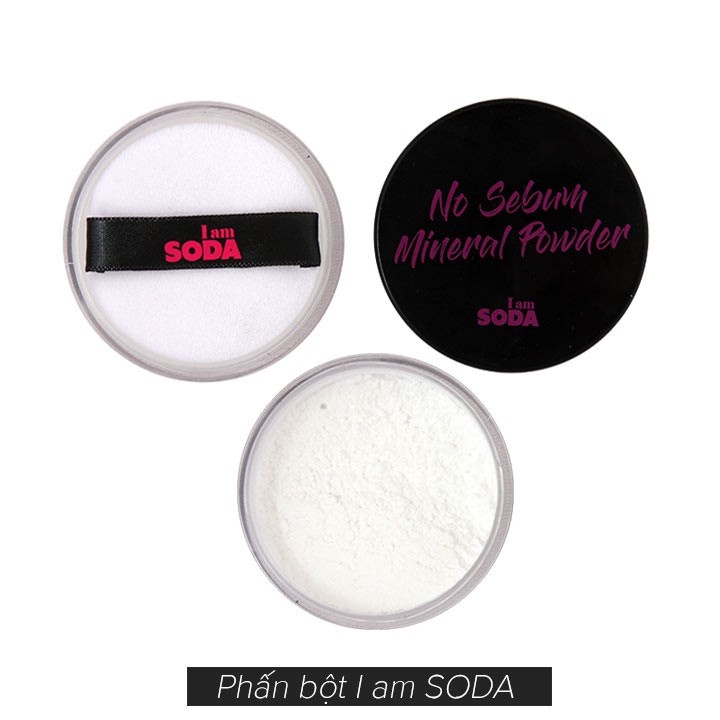 Phấn Phủ Kiềm Dầu Dang Bột I Am Soda No Sebum Mineral Powder 5g