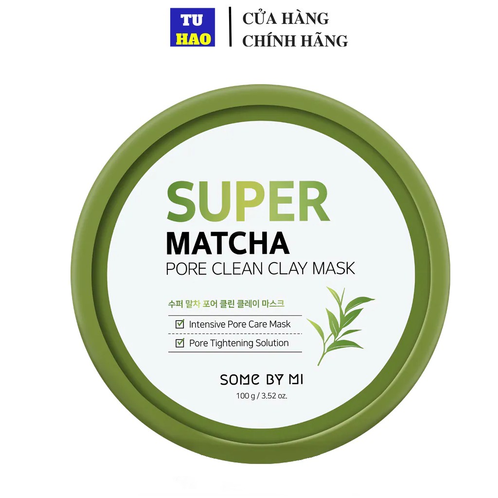 Mặt Nạ Some By Mi Super Matcha Pore Clean Clay Từ Đất Sét Cải Thiện Vấn Đề Của Da 100g - Từ Hảo | BigBuy360 - bigbuy360.vn