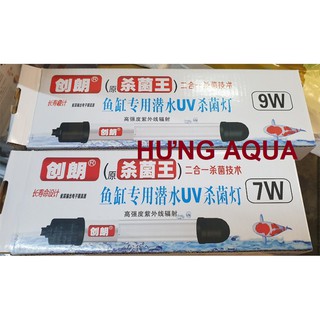 Đèn uv hồ cá diệt khuẩn diệt tảo ngăn rêu bể cá 7w 9w 11w