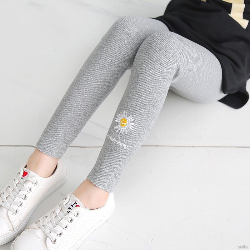 Quần Legging Hoạ Tiết Hoa Cúc Cho Bé Gái Từ 2-11 Tuổi