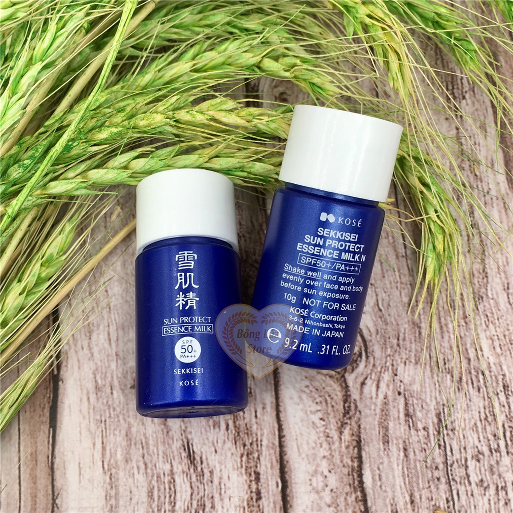 Kem Chống Nắng Dạng Sữa Kose SEKKISEI SUN PROTECT ESSENCE MILK SPF50/PA++++ 10g | BigBuy360 - bigbuy360.vn