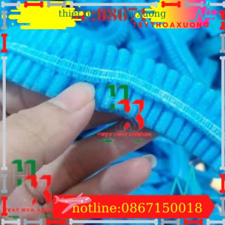 Com Bo 10 Túi Mũ Giấy Y Tế Trùm Tóc Dùng 1 Lần Bịch 100 Chiếc