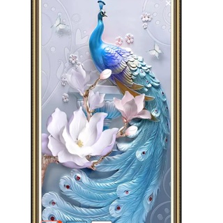 Tranh dán tường 3D Phượng Hoàng 60x100 cm